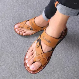 Sandały sandalias hombre sandały-men men cuero rzymski letni sandalia rasteira deportivas sandali da uomo plaż