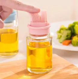 new Oil Brush Oil Bottle Set High Temperature Resistance Barbecue Silicone Bottles Kitchen Tools 150ml JLA13327