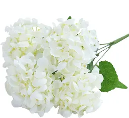 Dekoratif Çiçek Çelenkleri Hidrangea İpek Pembe Yapay Sahte Buket Çiçek Düzenlemeleri Düğün Centerpieces Decordecoratif