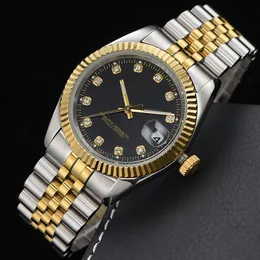 Мужские часы часы часы дизайнер роскошные высококачественные часы Diamond Full Stainabless Steel Luminous Waterpronation Watch Пары Стиль классические наручные часы Montre