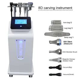 工場価格RF真空80K超音波キャビテーション療法痩身マシン8D彫刻5D減量バイオマッサージボディデトックス