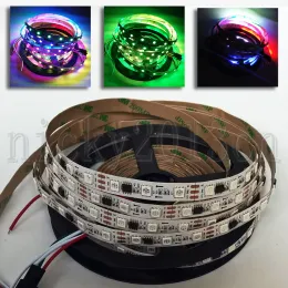 12V Super Bright RGB LED -pixel Flexibel strip Light Tape Adresserbar dröm Magic Color Change Non Waterproof Indoor