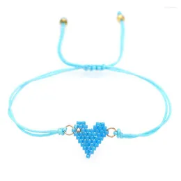 Charm Bracelets Go2boho Miyuki Heart Bracelet Tiny Pulseras Mujer Moda 2022 For Women Love Couples Friendship Jewelry Gift HerCharm Lars22