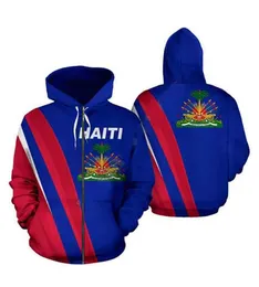 2022 Haiti Mar dei Caraibi 3D Felpa Con Cappuccio Felpe Uniforme Uomo Donna Felpe College Abbigliamento Top Capispalla Cerniera Cappotto Outfit WT01