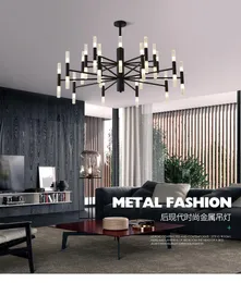 Pendant Lamps Nordic Chandelier Led Moderm Gold Light Fixture Black Living Room Bedroom Home Modern Ceiling Lamp LightingPendant