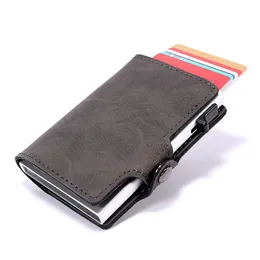Wallets Casekey Luxury Men's Wallet Smart Mini Rfid مع حامل بطاقة العمل Porte creseallets walletswallets