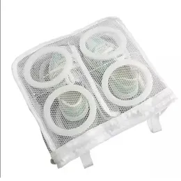 Mesh Laundry Bag Washing Machine Shoes Bag Portable Travel Shoe Storage Bags Anti-deformation Protective Clothes Organizer HH22-203