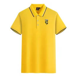 Stichting Betaald Voetbal Vitesse Män och kvinnor Polos Merceriserad bomull Kort ärm LAPEL BORTABLE Sport T-shirt-logotyp kan anpassas