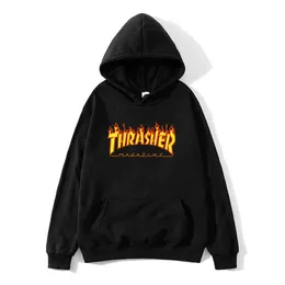 2022 NOWOŚĆ THRASHER HOUTI MĘŻCZYZN BLUSKINTY FCE HARAJUKU HIP HOP Casual Men Women Wysokiej jakości Pullovers Hood