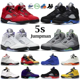 5s basketball shoes men jumpman 5 Concord Green Bean Racer Blue Bluebird Moonlight Raging Red Stealth 2.0 Alternate What The Anthracite mens