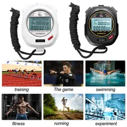 Profesjonalny cyfrowy timer stopu wieloletnia przenośna zewnętrzna trening sportowy Timer Chronograph Stop Oglądaj nowy