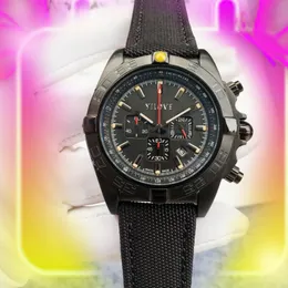 46 mm Quarzwerk, großes Zifferblatt, Herrenuhr, Sportstil, Skateboard, Junior, wasserdichte Nylon-Armbanduhr, Saphir-Leucht-Armbanduhr