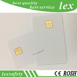 100PCS LOT Contact Smart Blank FM4428 chip IC card with 4428 Chip 4428 PVC Cards for Printer