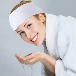 Hårklipp Barrettes Justerbara wrap pannband för kvinnor Girls Headwear Beauty Makeup Towting Soft Salon Spa Ansiktsbandshår Barrette