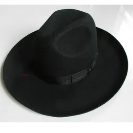 Berets Adult 100% Wool Top Hat Export Original Sheet / Israeli Jewish Felt With Big Eaves 10cm Brim Woolen Fedora HatsBerets