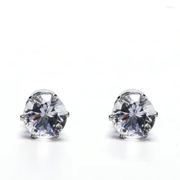 Stud White Black Magnetic Magnet Ear Easy Use Crystal Stone Earrings For Women Men Clip On No Hole Gift 2024 PairStud jewelry designer earrings High quality