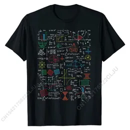Komik Matematik Öğretmen Hediye Fikri Matematik Formülleri Sayfası T-Shirt Tişört Markası Normal Pamuk Erkek Üstler 220509 üzerine basılmış Tişört
