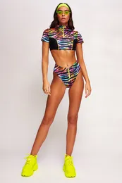 Sexy Swimsuith Bikini Swimingwear Swimming Beachwear Duas-peças costura colorida sem sutiã de mama de peito de push up biquínis