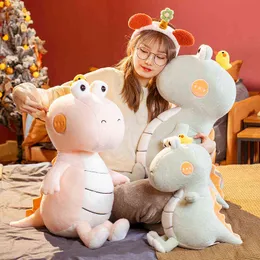 PC CM Vacker Crocodile Cuddle Stuffed Animal Dinosaur Dolls Soft Cushion Gift for Children Girls Kawaii Present J220704