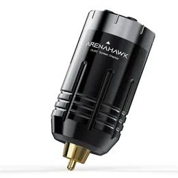 Arena Tattoo Power Supply Batteria wireless 1800mAh Connessione RCA ricaricabile Schermo OLED P125