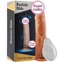 Massage 17Cm Remote Control Thrusting Dildo for Women Realistic Penis Vibrators Lesbian Toy Sex Machine Silicone Big Dick Female Masturb
