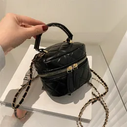 Evening Bags Spring 2022 on The New Women's Bag Single Shoulder Crossbody Handbag Small Fresh Chain Bucket Package