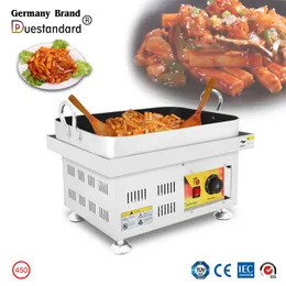 Koreańska smażona maszyna do ciasta ryżowego pulpit Nonstick Electric Heating Teppanyaki Północna koreańska przekąska przedsiębiorczość