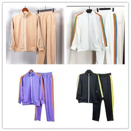 Men's Tracksuits Palm Fashion Trend Side Stripes Couples Sportswear Casual Suits Angels 11