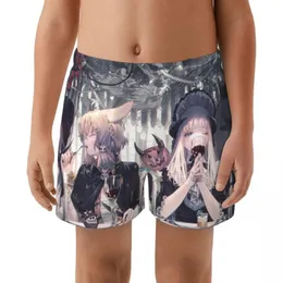 Herrshorts Arknights säljer badstammar Boy's Beach Hi-Q Badkläder med Pocket Cute Springs Sports Suit Kid Swimsuitmen's