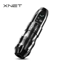 XNET Titan Wireless Tattoo Machine Rotary Battery Pen Strong Coreless Motor Display digitale LCD per trucco permanente per il corpo dell'artista 220617