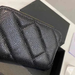 Lyxdesigners plånbok modekorthållare Diamond Lattice Letter Purses Clutch Bags Classic HASP 220525