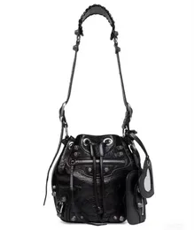 Luxo Manuselamento Bolsa Mulheres Bolsas Crossbody Motocicletas Bolsas de ombro de Moda de Couro Vintage