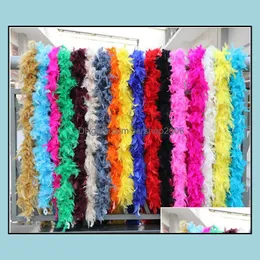 Other Event Party Supplies Festive Home Garden White Feather Boas Turkey Fe Dhbog