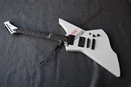 White Shaped Six String Electric Guitar 우리 상점은 다양한 기타를 사용자 정의 할 수 있습니다.