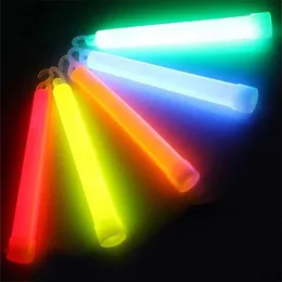 Party Supplies 6 Inch Glow Sticks Multicolor Camping Emergency Nighttime Musical Festival Fluorescent Stick Lights