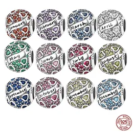 925 Silber Fit Pandora Charm 925 Armband Offene Krone Anhänger FÜR FRAUEN Charms Set Anhänger DIY Feine Perlen Schmuck