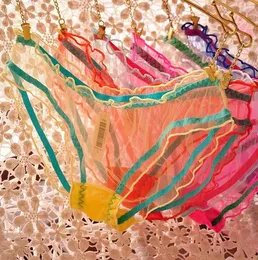 Masowe kobiety dziewczyna gaza koronkowe majtki przezroczyste cukierki kolory majtki stringi bawełniane majtki bolesne majtki
