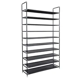 USA 10 Tiers Nonwoven Fabric Shoe Rack Shoe Storage Cabinet Organizer For Home Dormitory Shoes 201109