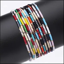 European American Bohemian Colorf Seedbeads Strands Bracelet Jewelry Drop Delivery 2021 Beaded Bracelets Ixjdr