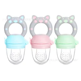 Fresh Food Nibbler Baby Pacifiers Feeder Kids Fruit Feeder Nipples Feeding Safe Baby Supplies Nipple Teat Pacifier Bottles 2659 T2