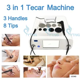 448kHzテカール療法生理機器Tecar Indiba Diathermy Slimming Machine Rf Wrinkles除去皮膚ファーミングボディスリム