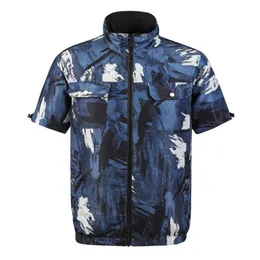 Men's Jackets 1 Set Excellent Outdoor Air Conditioned Jacket With Dual Cooling Fans Fan Polyester Wear Resistant