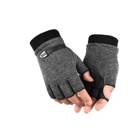 Armia Wojskowa taktyczna rękawiczka na pół palca Winter Warm Mężczyzn Kobiety Sport Fitness Fitness Rękawiczki Siły specjalne B50 220624