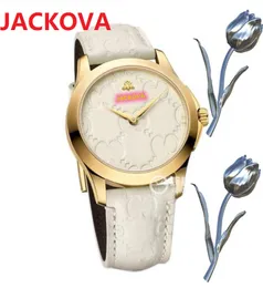 Лучшие дизайнерские женские наручные часы BEE 38 мм, японский кварцевый механизм, часы из натуральной кожи, ICED Out, часы в стиле хип-хоп, Relojes De Marca Mujer