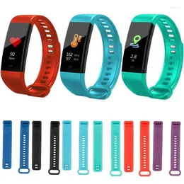 Y5 Smart Bracelet Sport Wristbands 액세서리 HELE22를위한 시계 밴드 교체 실리콘 스트랩 밴드