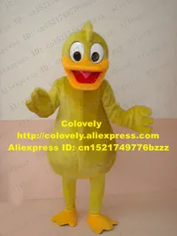 Mascot boneca traje vívido patinho amarelo die ente patinho quackquacack bebê pato adulto traje de mascote com barriga gordinha pente agradável no.338 fre
