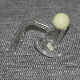 Blender Spin Quartz Banger Set med kolhydratlock Rökning 10mm 14mm 18mm Manlig cyklon som snurrar Terp Slurper Nails för Dab Rig Glass Bongs 20mm OD