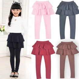 Girls Pieces Leggings Skirt Pants Autumn Spring Baby Leggings Kids Clothes Children Trousers Tights 7 Colors