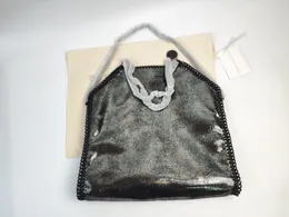 حقيبة 2021 مصممة جديدة للأزياء Women Handbag Stella McCartney PVC High Quality Leather Thorping Bag V901-808-808 3 Size 1588
