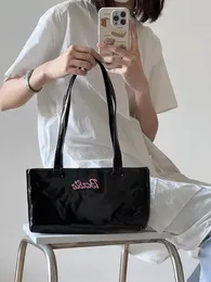 Девушка блестящая маленькая сумка для плеча женская ниша дизайн сумки 2022 Новая сумочка горизонтальная багет